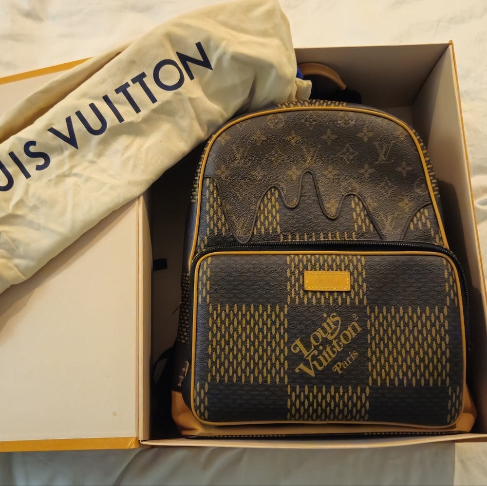 Louis Vuitton, LV x Nigo Campus backpack Brown